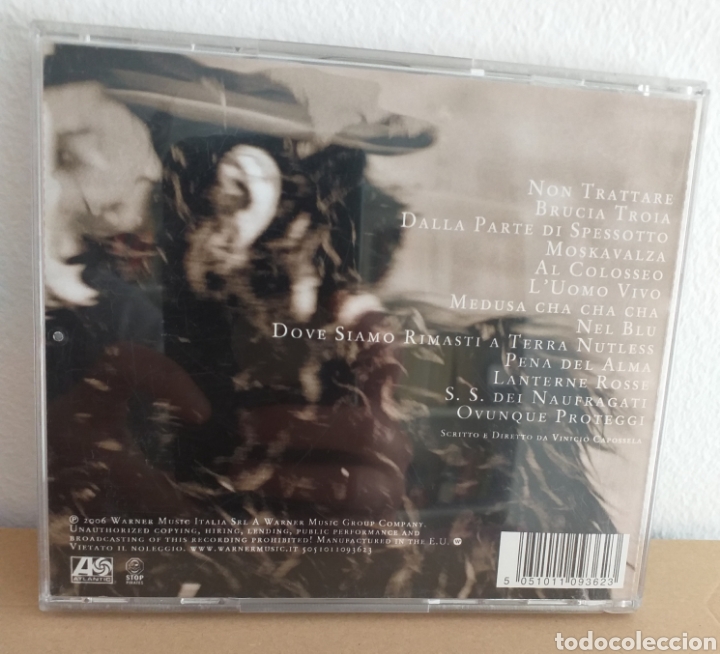 CDs de m&uacute;sica: Vinicio Capossela - Ovunque proteggi - Foto 2