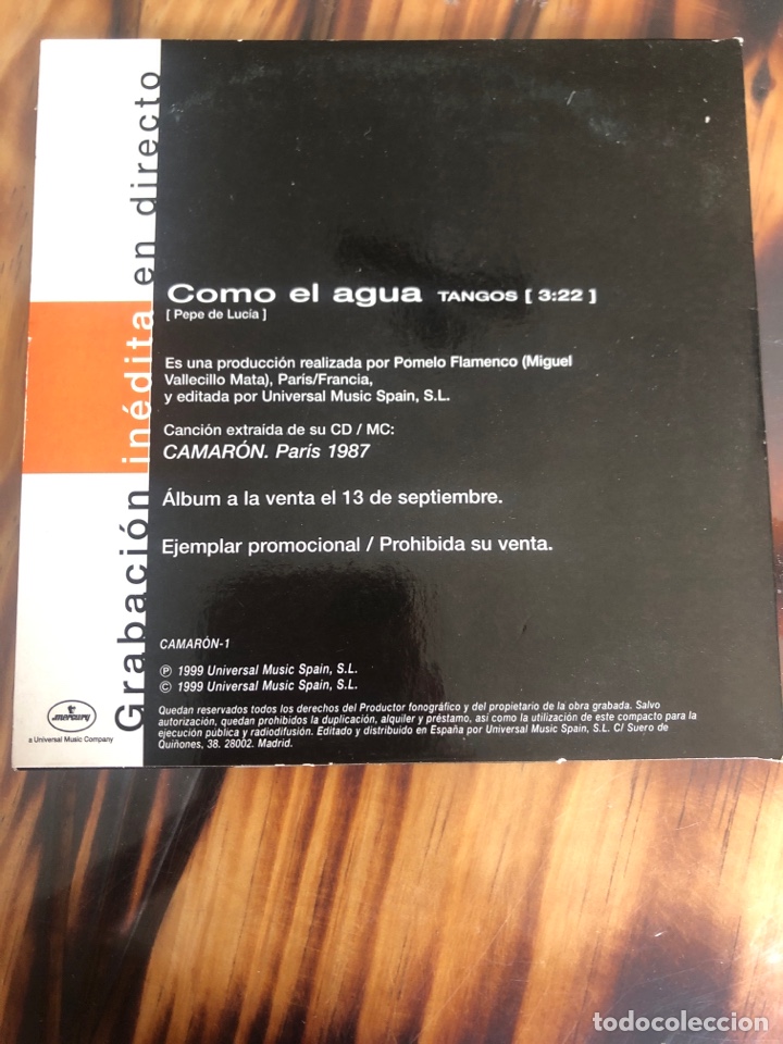 CDs de m&uacute;sica: Camaron de l isla - Foto 2