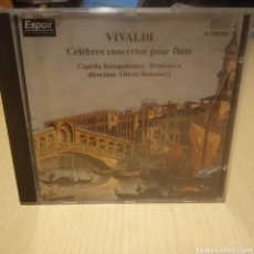 CDs de Música: CD. VIVALDI CÉLÈBRES CONCERTOS POUR FLÛTE. CAPELLA ISTROPOLITANA. BRATISLAVA. DOHNÁNYI.. Lote 321414398