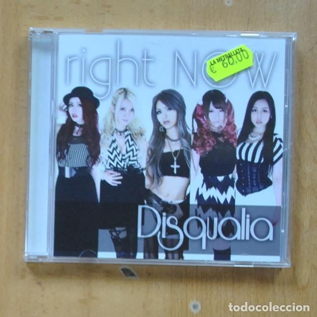 CDs de m&uacute;sica: DISQUALIA - RIGHT NOW - CD - Foto 1
