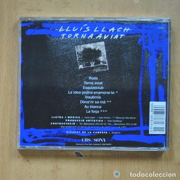 CDs de m&uacute;sica: LLUIS LLACH - TORNA AVIAT - CD - Foto 2