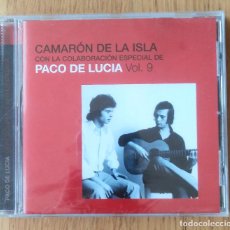 CDs de Música: EL CAMARON DE LA ISLA Y PACO DE LUCIA: ”CAMARON CON PACO DE LUCIA VOL.9” CD 2005 NUEVO. Lote 321533788