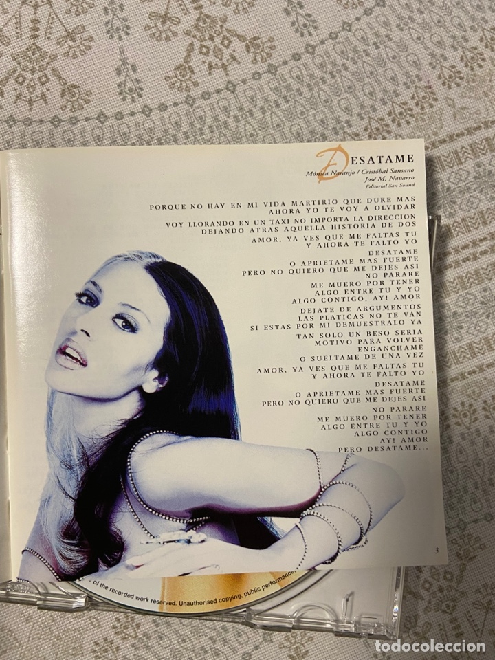 CDs de m&uacute;sica: Monica Naranjo. Palabra de mujer. - Foto 2