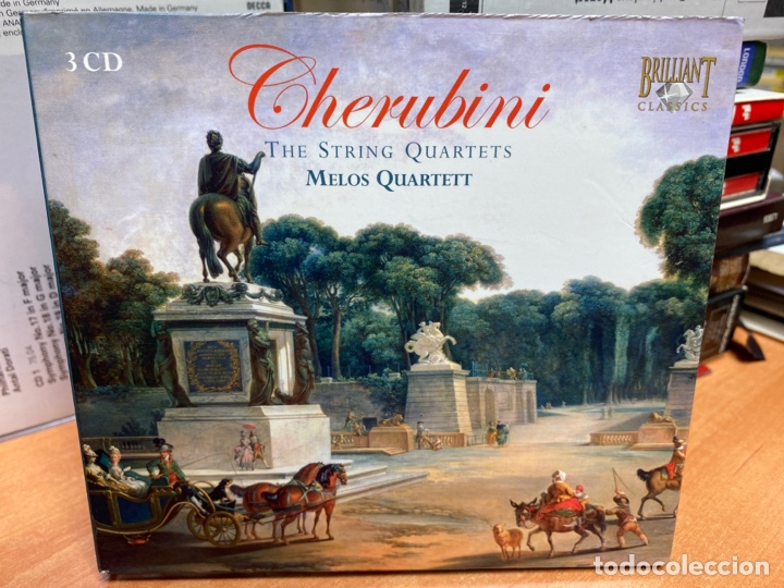 CDs de m&uacute;sica: Cherubini - Melos Quartett - The String Quartets (3xCD, Album) - Foto 1
