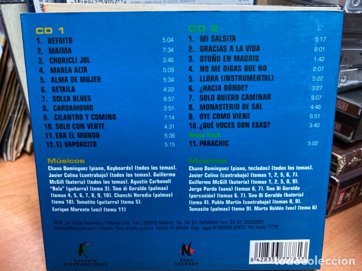 CDs de m&uacute;sica: Chano Dom&iacute;nguez - 1993-2003 (2xCD) - Foto 2