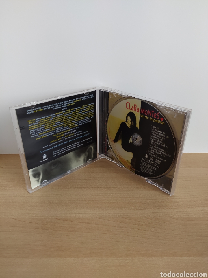 CDs de m&uacute;sica: CD CLARA MONTES EL SUR DE LA PASION 2000 EMI ODEON - Foto 2