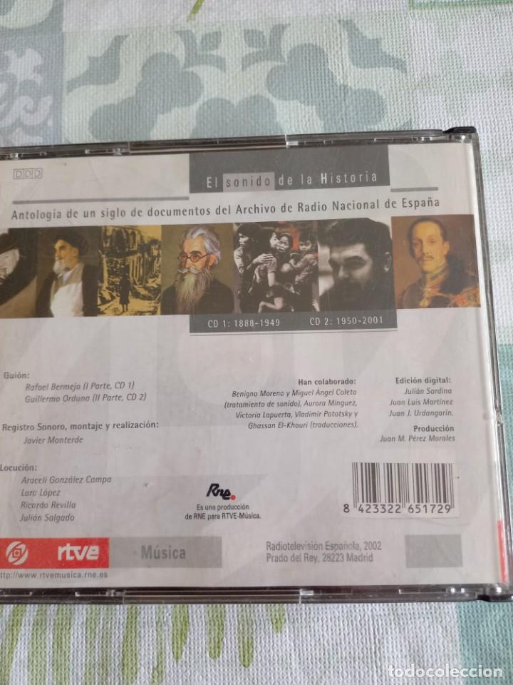 CDs de m&uacute;sica: EL SONIDO DE LA HISTORIA  , RNE , 2 CD - Foto 2