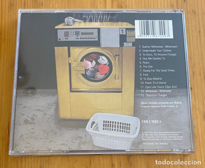 CDs de m&uacute;sica: Shakira . Servicio de Lavander&iacute;a - Foto 2