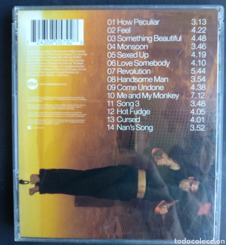 CDs de m&uacute;sica: *ROBBIE WILLIAMS, ESCAPOLOGY, EU, CHRYSALIS, 2002 - Foto 2