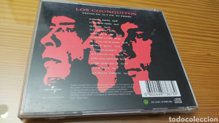 CDs de m&uacute;sica: Cd de Los Chunguitos &rdquo; Exitos Pa Ti y Pa Tu Primo &rdquo; - Foto 2