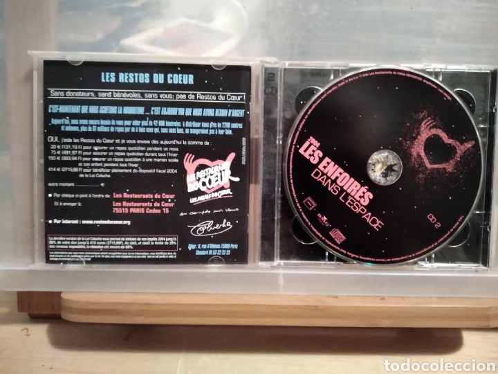 CDs de m&uacute;sica: LES ENFOIR&Eacute;S &rdquo;DANS LESPACE&rdquo; FR.04 - Foto 2
