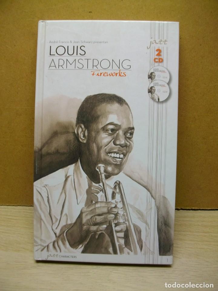 CDs de m&uacute;sica: Louis Armstrong &ndash; Fireworks LIBRO + 2 CD - Foto 1