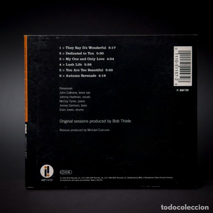 CDs de m&uacute;sica: JOHN COLTRANE AND JOHNNY HARTMAN - IMPULSE - Foto 2