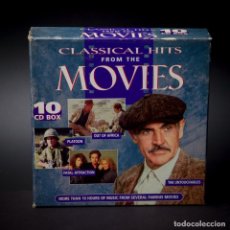 CDs de Música: CLASSICAL HITS FROM THE MOVIES - 10 CD BOX. Lote 322089408