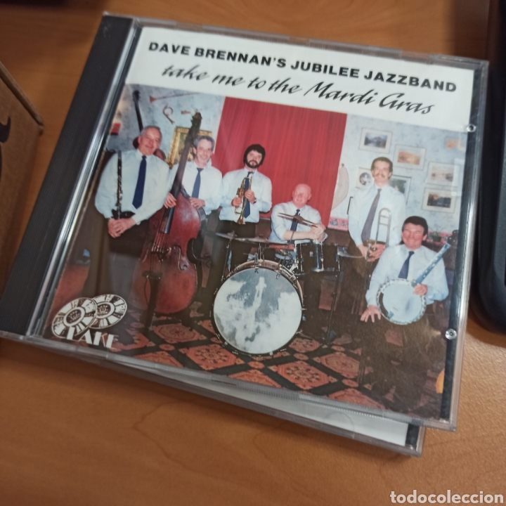 CD de M&uacute;sica: Dave Brennan's Jubilee Jazz Band &lrm;&ndash; Take Me To The Mardi Gras (Lake Records, UK, 1991)