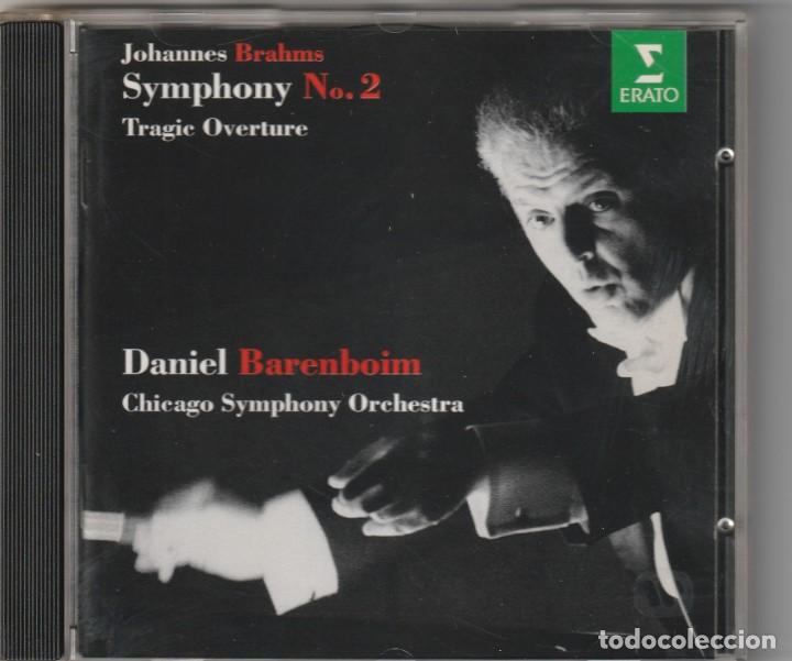 CDs de m&uacute;sica: BRAHMS - SYMPHONY No.2 (CD ERATO) DANIEL BARENBOIM - Foto 1