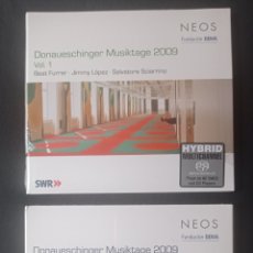 CDs de Música: 2CDS DONAUESCHINGER MUSIKTAGE 2009 VOLUMEN 1 Y VOLUMEN 2 NUEVO PRECINTADO LEER DESCRIPCION. Lote 322262788