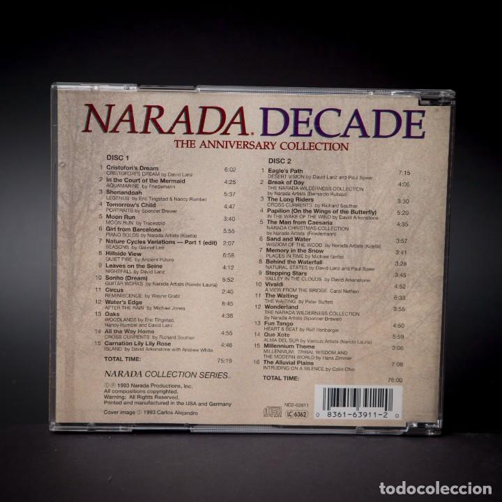CDs de m&uacute;sica: NARADA DECADE - THE ANNIVERSARY COLLECTION 2 CD - Foto 2