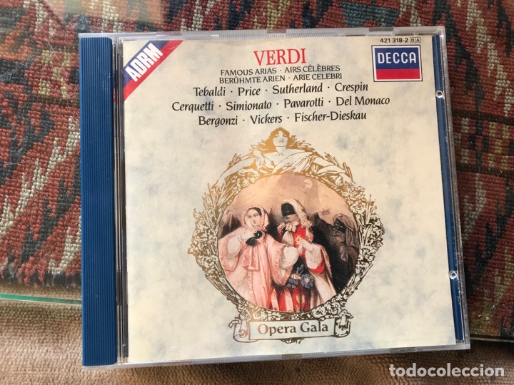 CDs de m&uacute;sica: Famous arias. Verdi. Decca - Foto 1