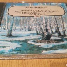 CDs de Música: JEAN SIBELIUS - SINFONÍA N°2 , FILADELFIA - VALS TRISTE , EL CISNE DE TUONELA - MÚSICA CLÁSICA. Lote 322350443
