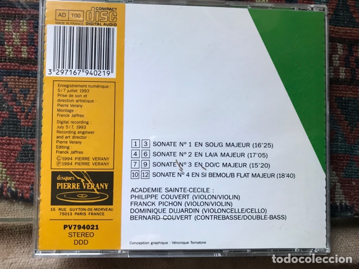 CDs de m&uacute;sica: Rossini. Sonate a Quattro - Foto 2