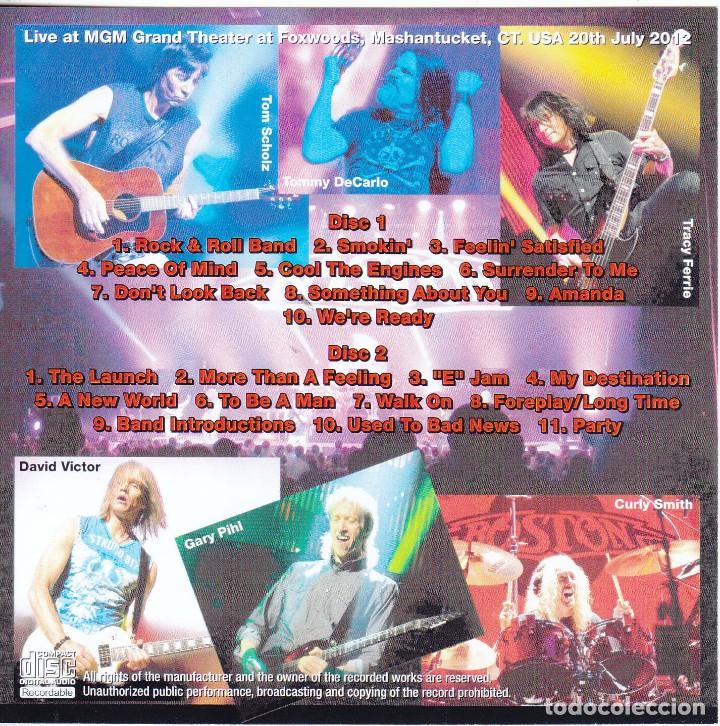 CDs de m&uacute;sica: 2 CDs BOSTON - Live in Mashantucket 2012 - Foto 2