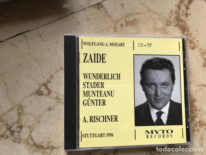 CDs de m&uacute;sica: Mozart. Zaide. Stuttgart 1956. A. Rischner - Foto 1