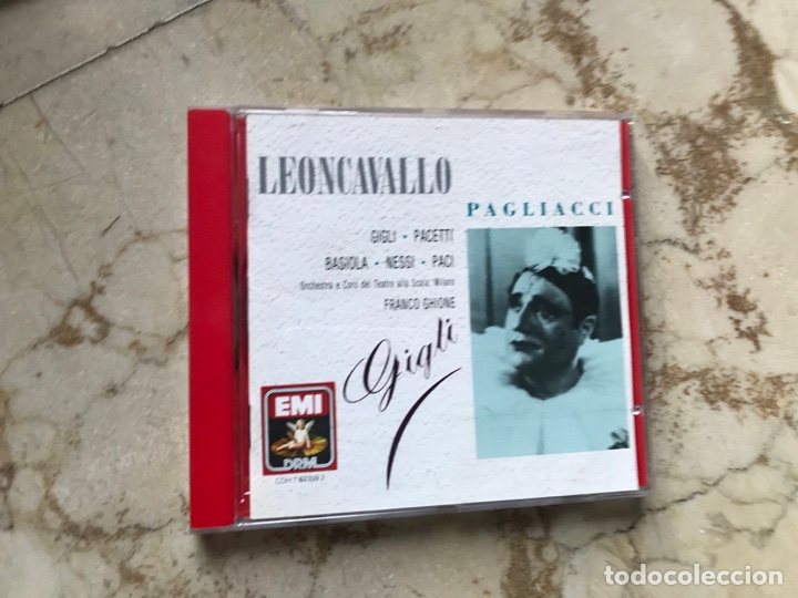 CDs de m&uacute;sica: Leoncavallo. Pagliacci. Gigli. EMI. - Foto 1