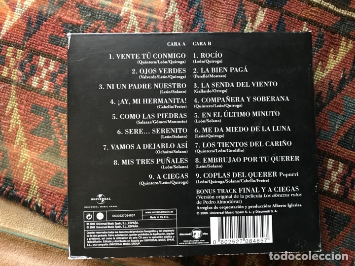 CDs de m&uacute;sica: Miguel Poveda. Coplas del querer - Foto 2