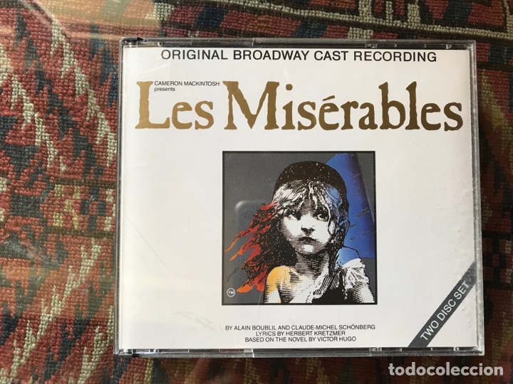 CDs de m&uacute;sica: Les Miserables. Original Broadway cast recording - Foto 1