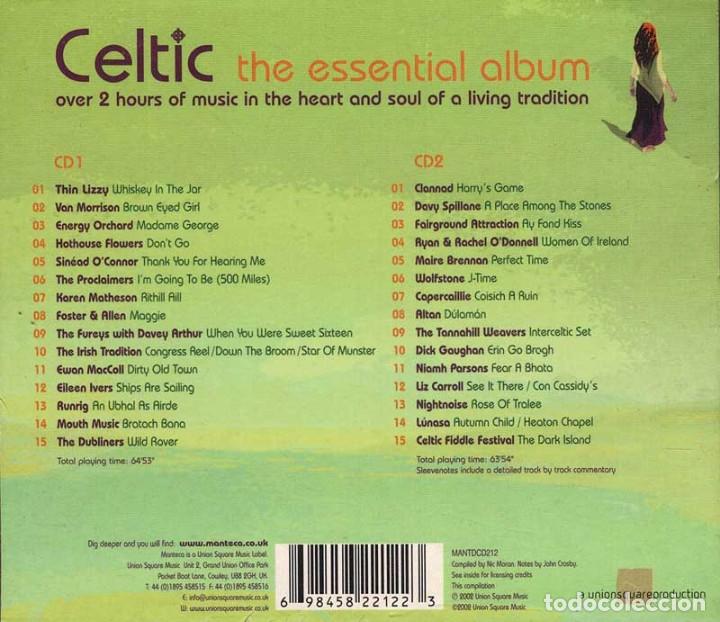 CDs de m&uacute;sica: Celtic. The Essential Album. 2 x CD - Foto 2