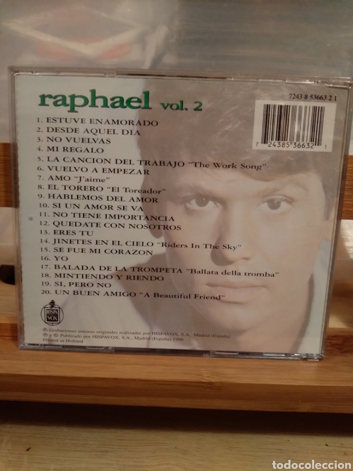 CDs de m&uacute;sica: RAPHAEL &rdquo;LOS EPS ORIGINALES DE RAPHAEL vol.2 - Foto 4