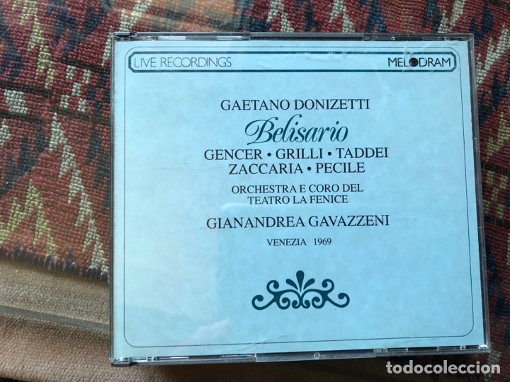 gaetano donizetti. belisario. gianandrea gavazz - Compra venta en  todocoleccion