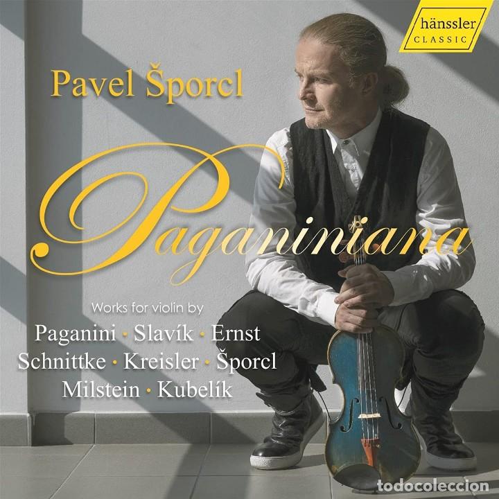 CD de M&uacute;sica: Pavel Sporcl - Paganiniana. &OElig;uvres virtuoses pour violon seul (CD, Album) (2021)