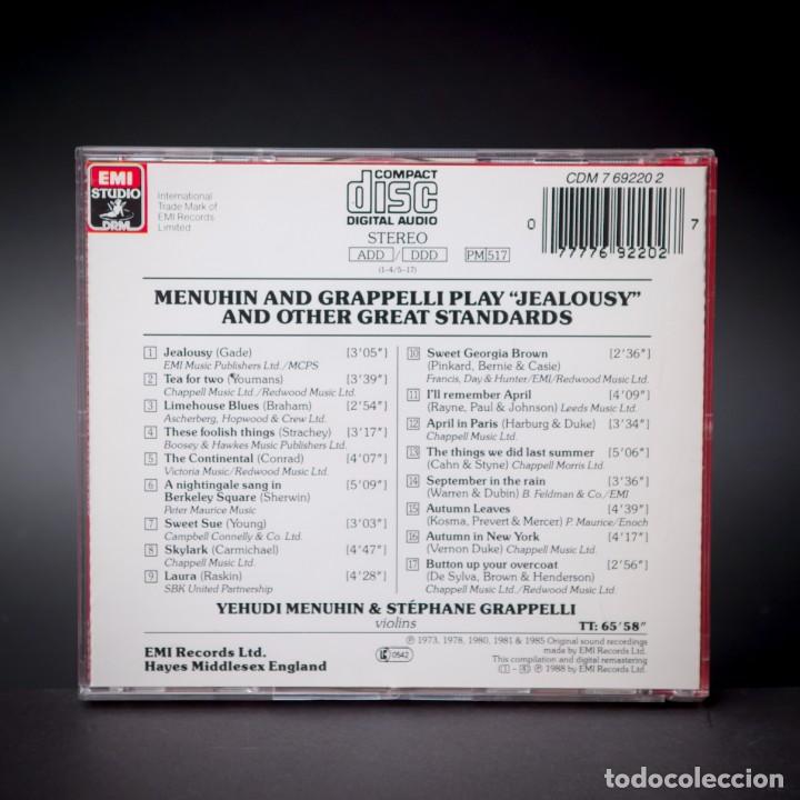 CDs de m&uacute;sica: MENUHIN AND GRAPPELLI - JEALOUSY - Foto 2