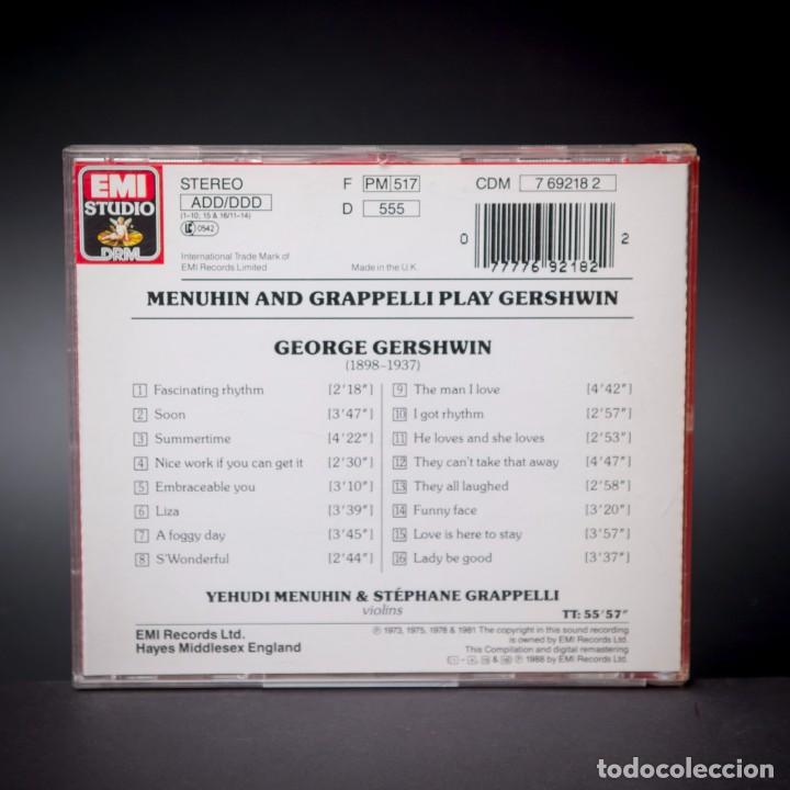 CDs de m&uacute;sica: MENUHIN & GRAPPELLI PLAY GERSHWIN - Foto 2
