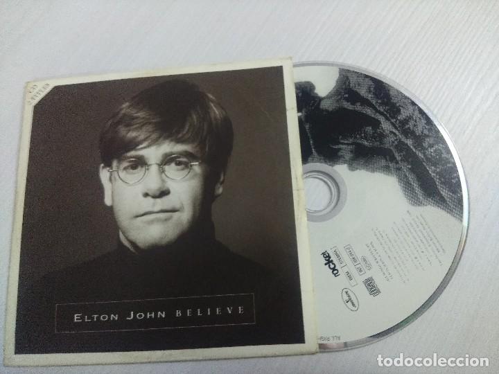 CDs de m&uacute;sica: ELTON JONH/BELIEVE/CD SINGLE CARTON. - Foto 2