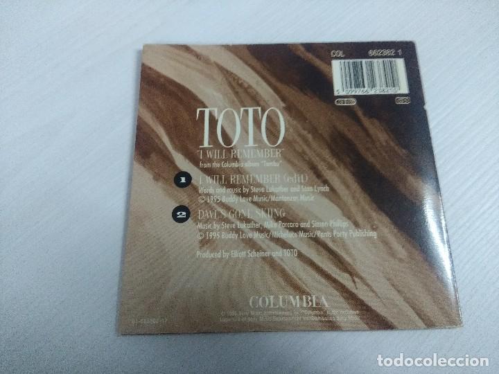 CDs de m&uacute;sica: TOTO/I WILL REMEMBER/CD SINGLE CARTON. - Foto 3