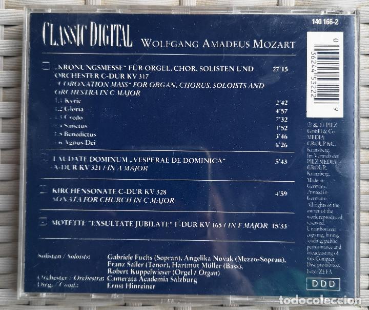 CDs de m&uacute;sica: CD - CLASSIC DIGITAL - WOLFGANG AMADEUS MOZART - Foto 2