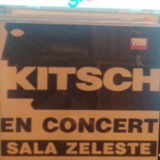 CDs de Música: KITSCH: EN CONCERT SALA ZELESTE 21 FEBRER 1992 ROCK CATALA. Lote 322835758