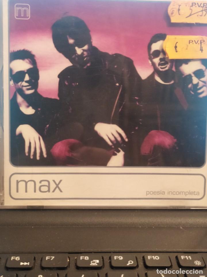 CD di Musica: MAX: POESIA INCOMPLETA CD 2001 ROCK CATALA