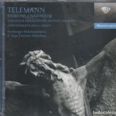 CDs de Música: TELEMANN: PASSIONS-ORATORIUM FREIBURGER VOKAL ENS 2 CDS NUEVO PRECINTADO.. Lote 322905983
