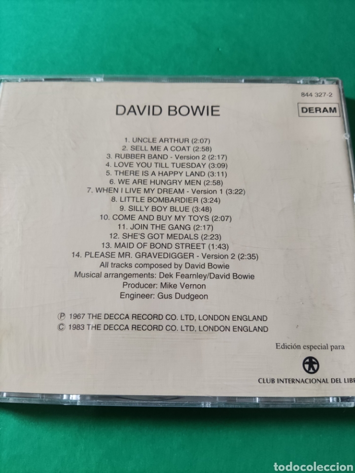 CDs de m&uacute;sica: CD DAVID BOWIE . Los 60. Una Gran d&eacute;cada - Foto 3