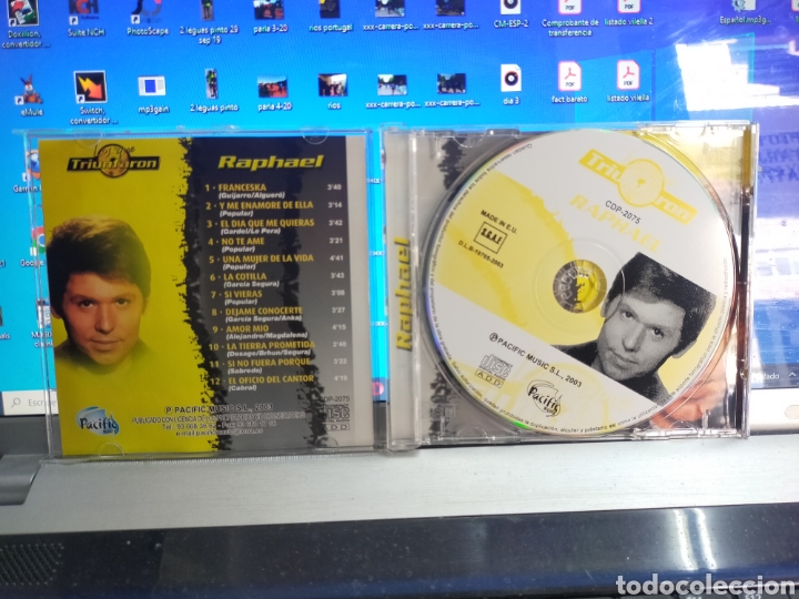 CDs de m&uacute;sica: Raphael CD los que triunfaron 2003 rareza - Foto 2