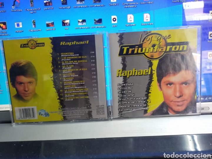 CDs de m&uacute;sica: Raphael CD los que triunfaron 2003 rareza - Foto 1