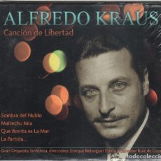 CDs de Música: ALFREDO KRAUS: CANCIÓN DE LIBERTAD NUEVO PRECINTADO. Lote 323077653