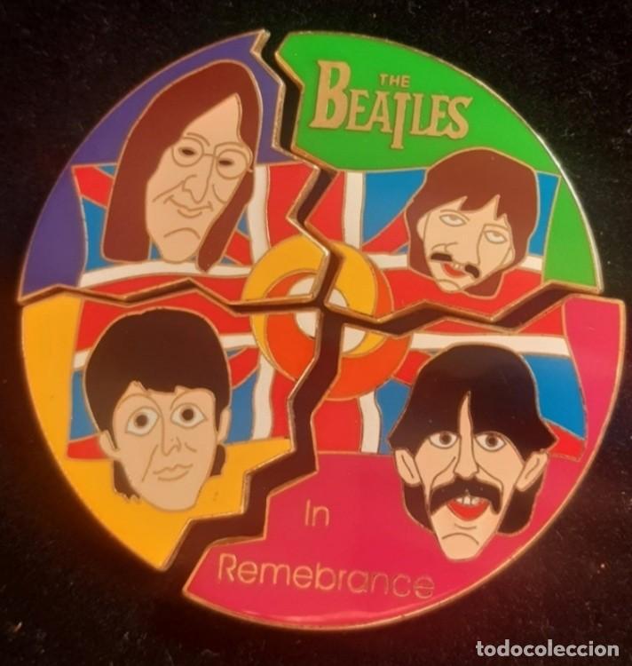 CDs de m&uacute;sica: 4 pins puzzle THE BEATLES - Foto 1