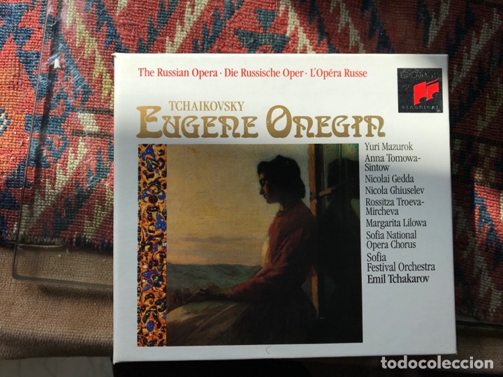 CDs de m&uacute;sica: Tchaikovsky. Eugen Onegin. Emil Tchakarov. Sofia National opera Chorus - Foto 1