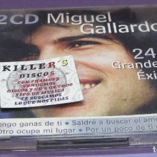 CD di Musica: MIGUEL GALLARDO - 24 GRANDES ÉXITOS - 2X CD. Lote 323310718