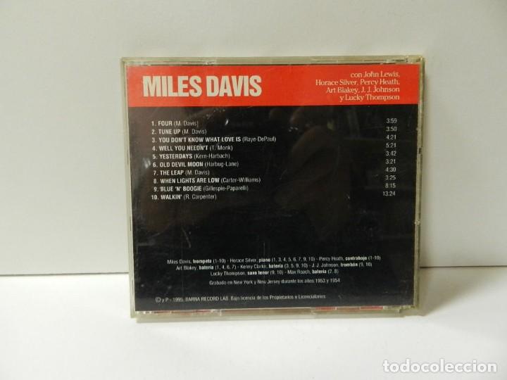CDs de m&uacute;sica: DISCO CD. Miles Davis &ndash; Jazz & Blues. COMPACT DISC. - Foto 2